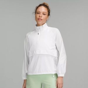 Lululemon Stretch Ripstop Run 1/2 Zip (White)